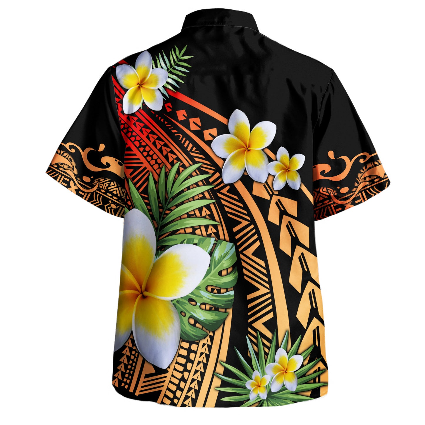 Hawaii Hawaiian Shirt Plumeria Polynesian Pattern