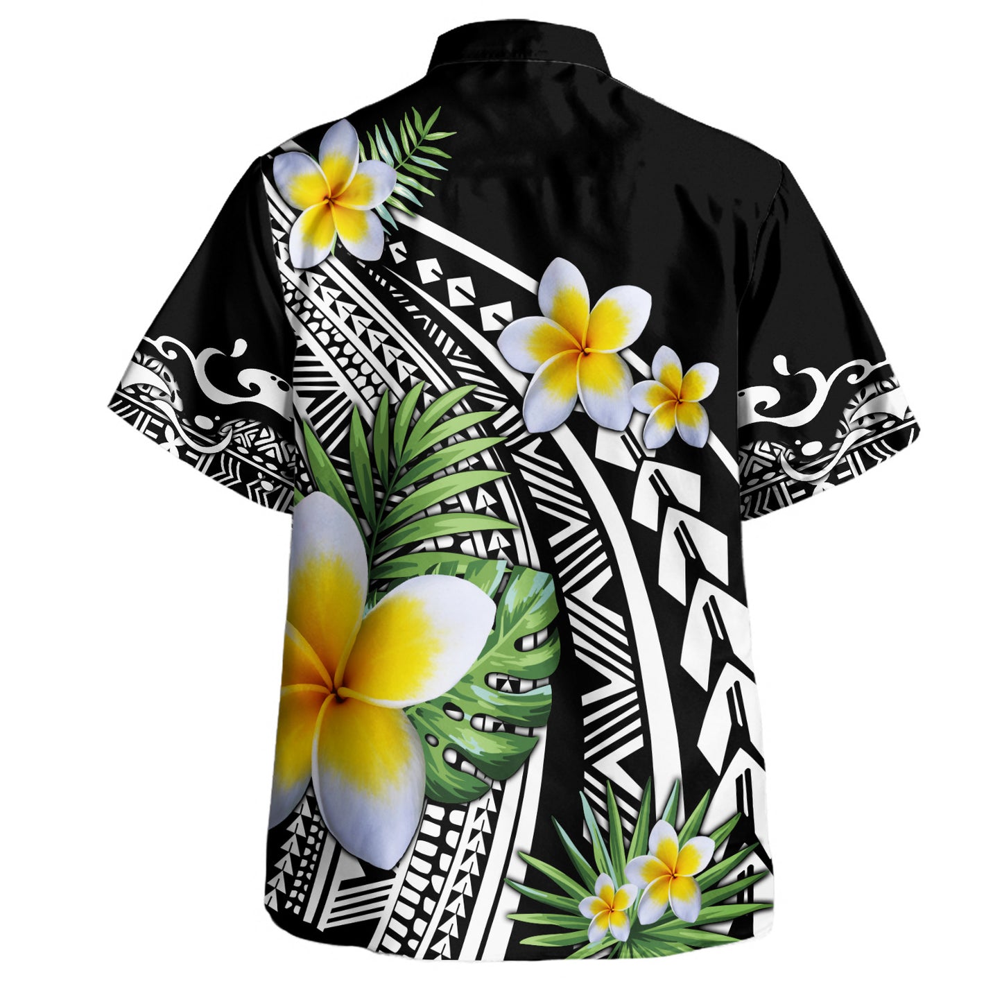 Hawaii Hawaiian Shirt Plumeria Polynesian Pattern