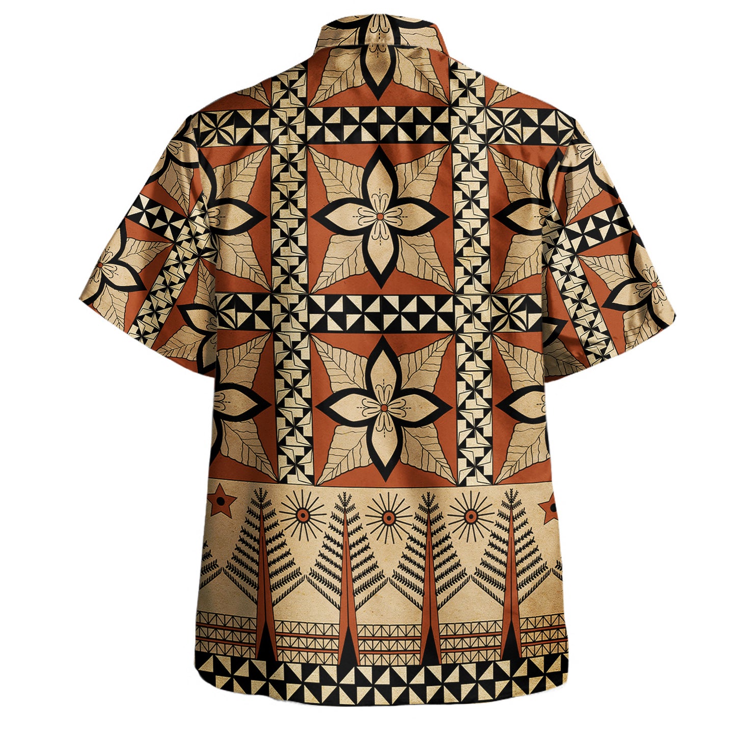 Tonga Combo Puletasi And Shirt Tapa Motif