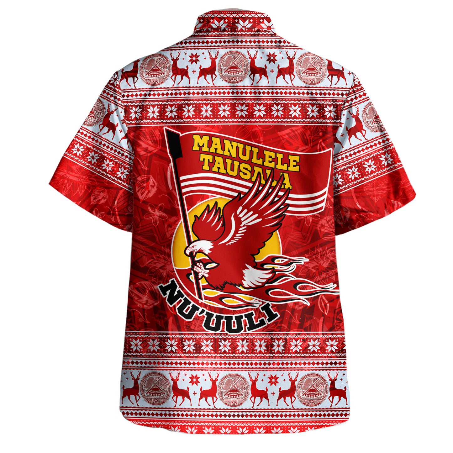 American Samoa Hawaiian Shirt Nu'uuli Christmas Style