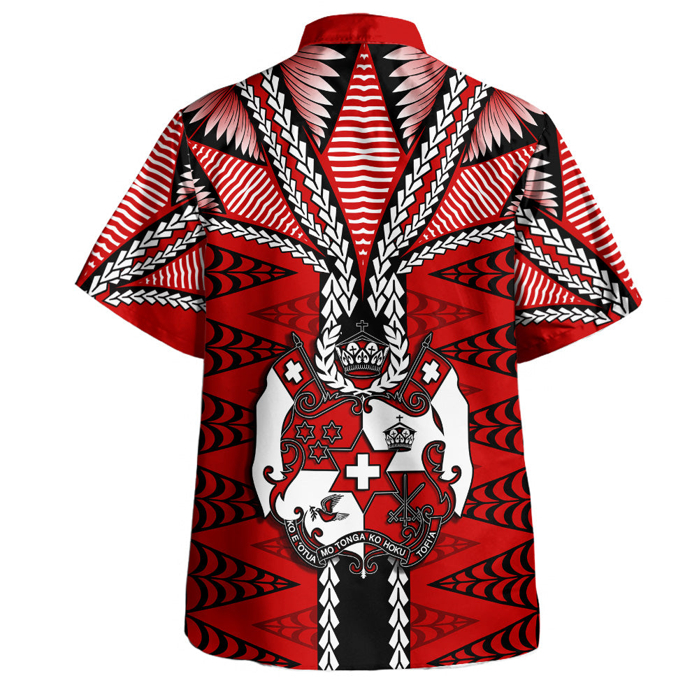 Tonga Hawaiian Shirt Tongan Ngatu Pattern