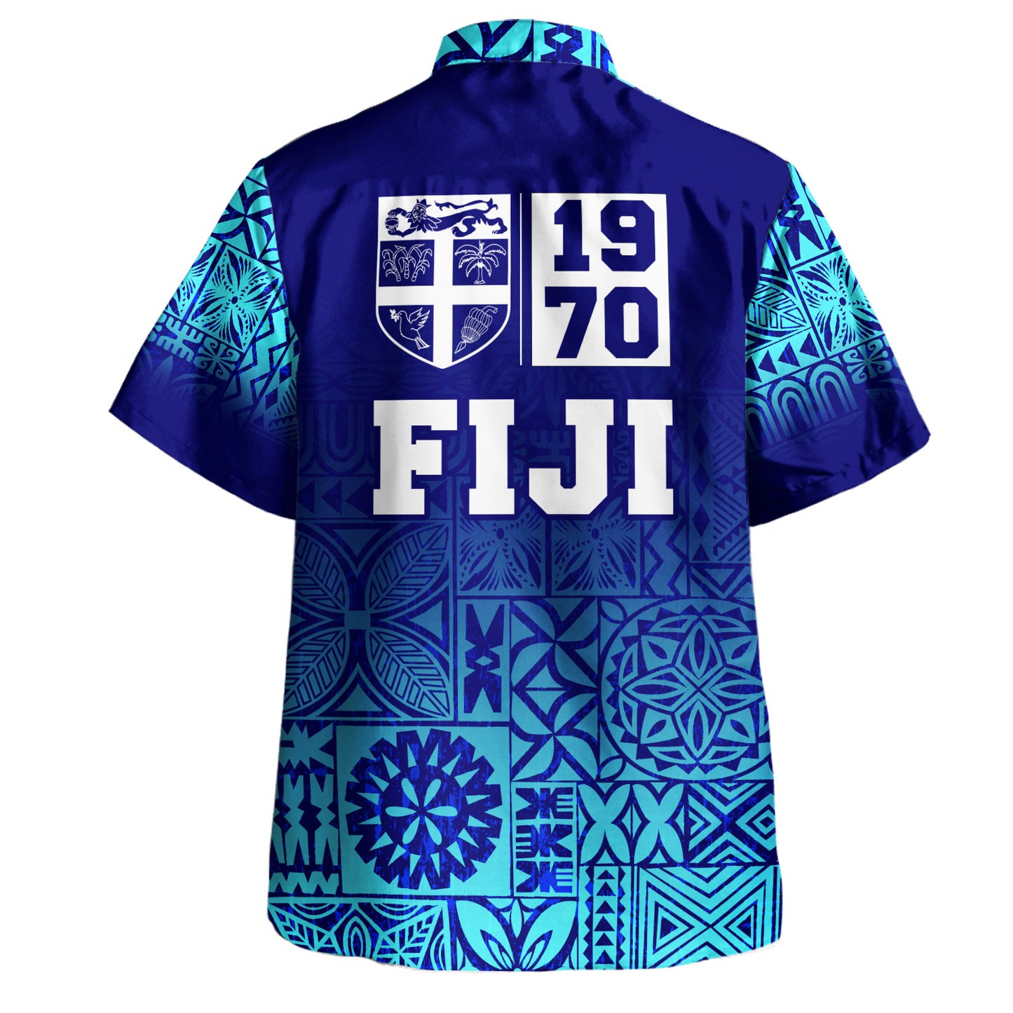 Fiji Hawaiian Shirt Fiji Independence 1970 Tapa Style