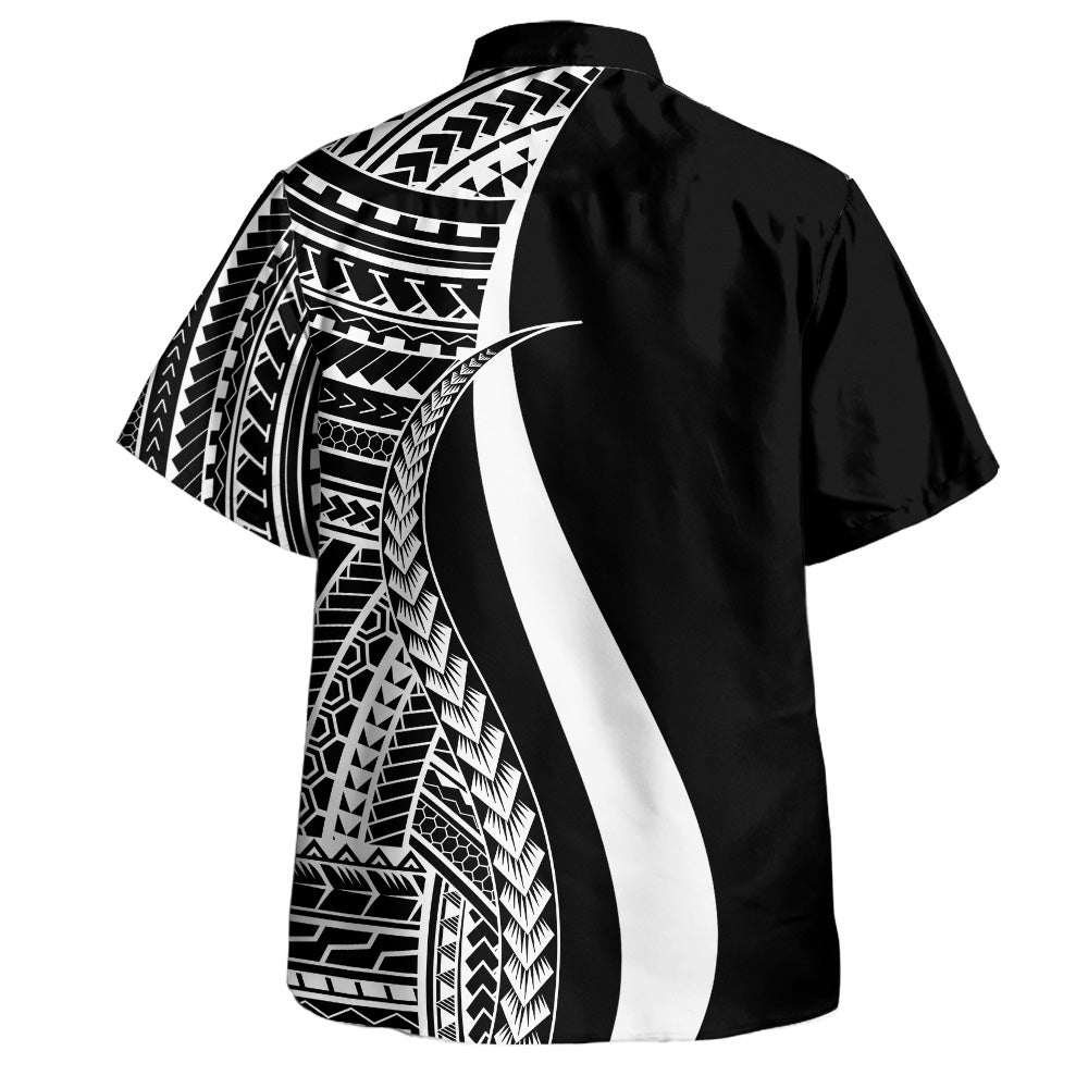 Army National Guard Custom Personalised Hawaiian Shirt Polynesian Tentacle Tribal Pattern