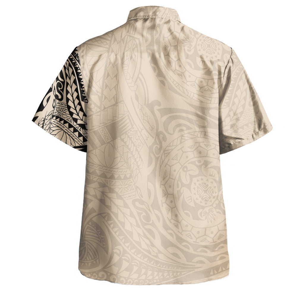 Polynesian Hawaiian Shirt Polynesian Tattoo Style Version 2.0 Nude