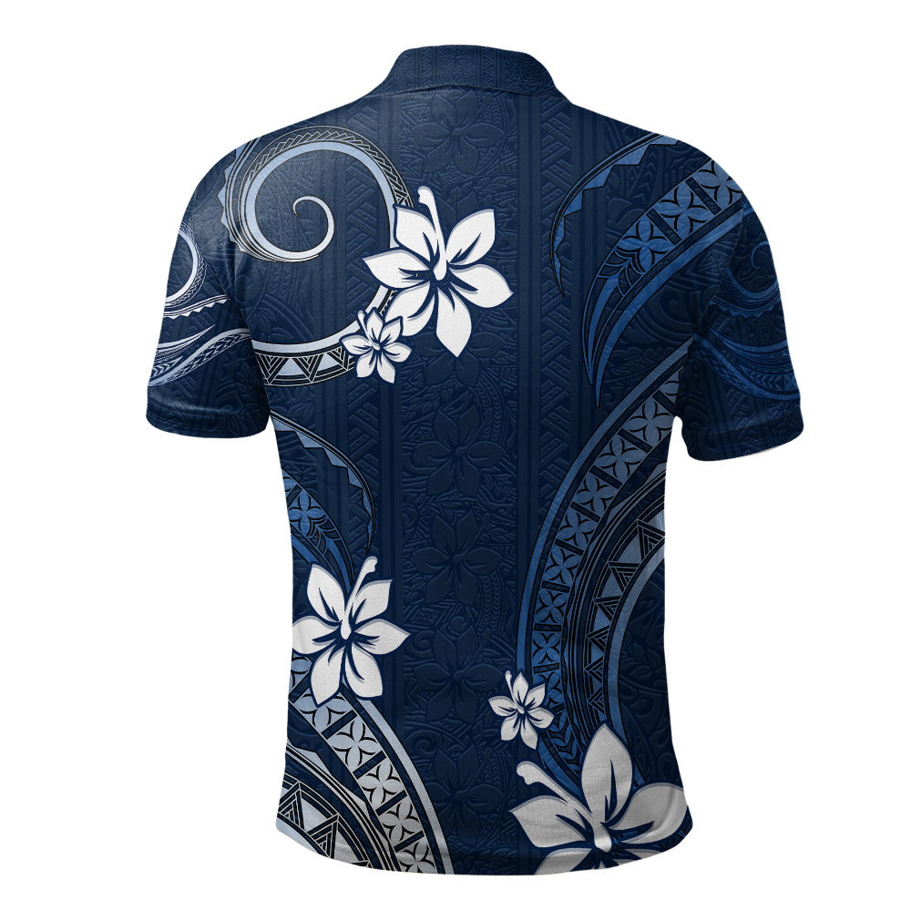 Hawaii Polo Shirt Polynesian Pattern Plumeria