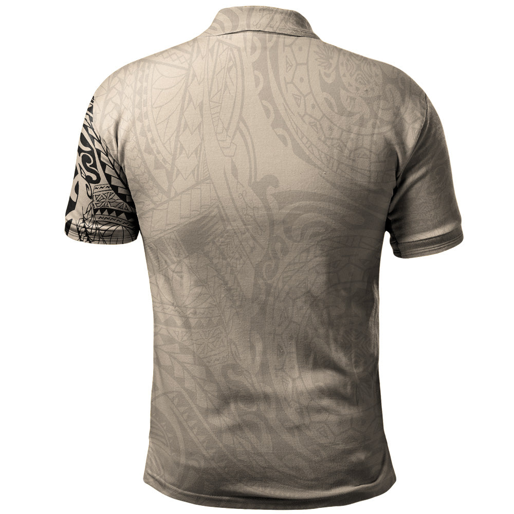 Polynesian Polo Shirt Polynesian Tattoo Style Version 2.0 Nude