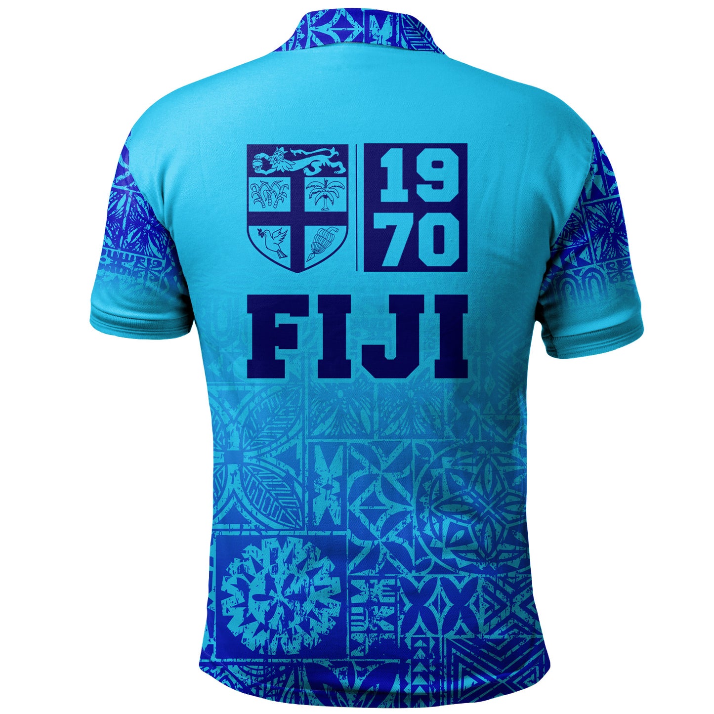Fiji Polo Shirt Fiji Independence 1970 Tapa Style (Ver 2)