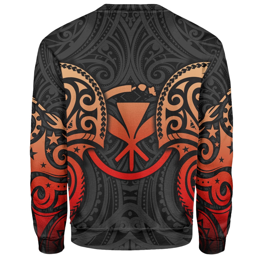 Hawaii Sweatshirt Custom Personalised Spirit Red Version