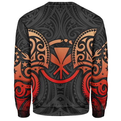 Hawaii Sweatshirt Custom Personalised Spirit Red Version
