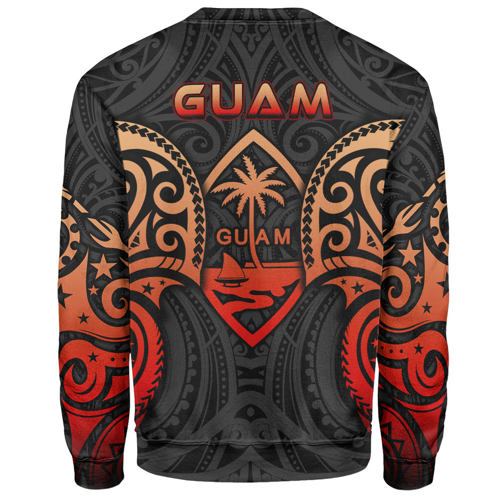 Guam Sweatshirt Custom Personalised Spirit Red Version