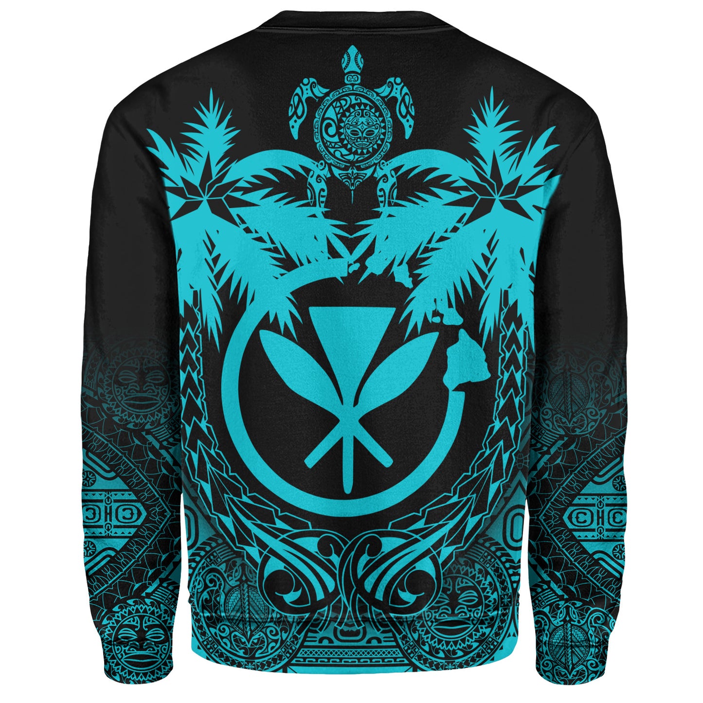 Hawaii Sweatshirt Polynesian Coconut