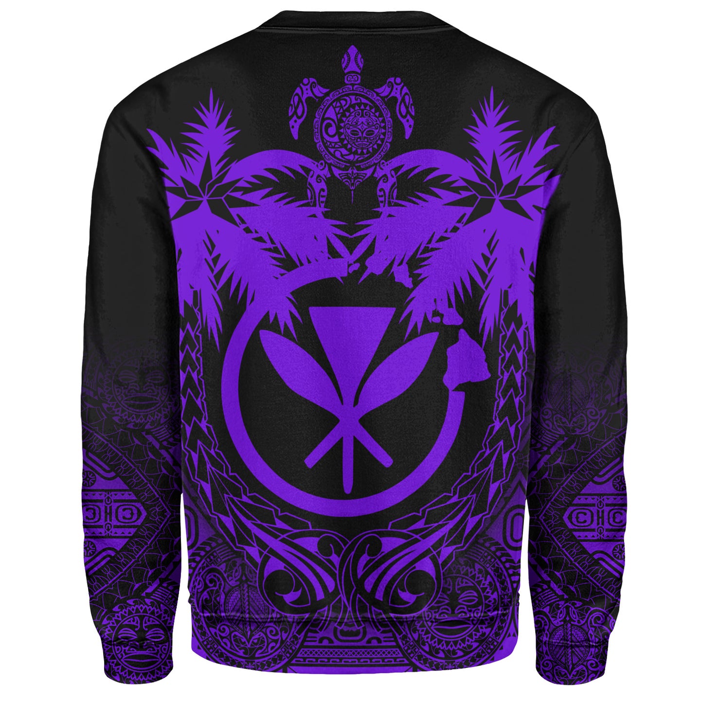 Hawaii Sweatshirt Polynesian Coconut