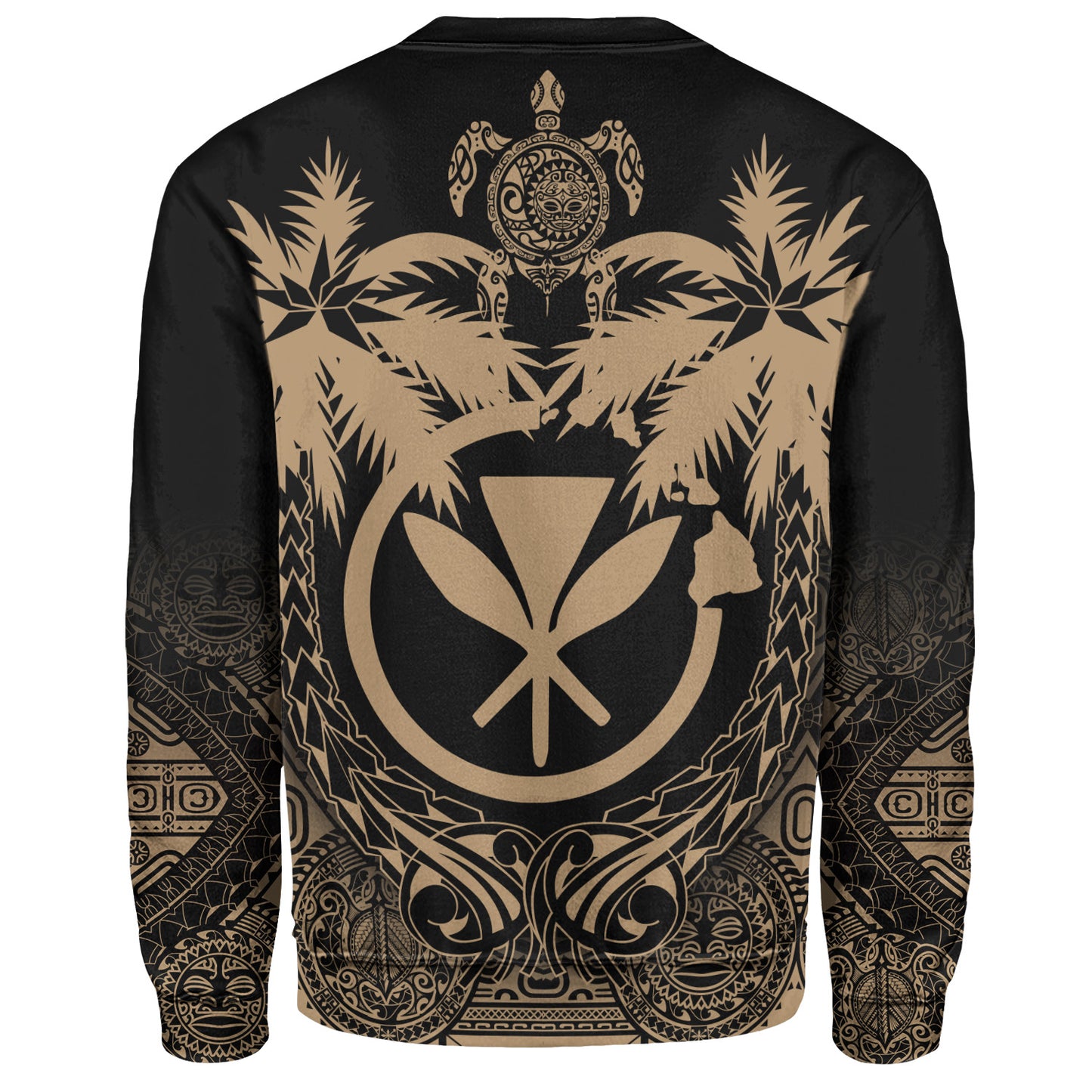 Hawaii Sweatshirt Polynesian Coconut