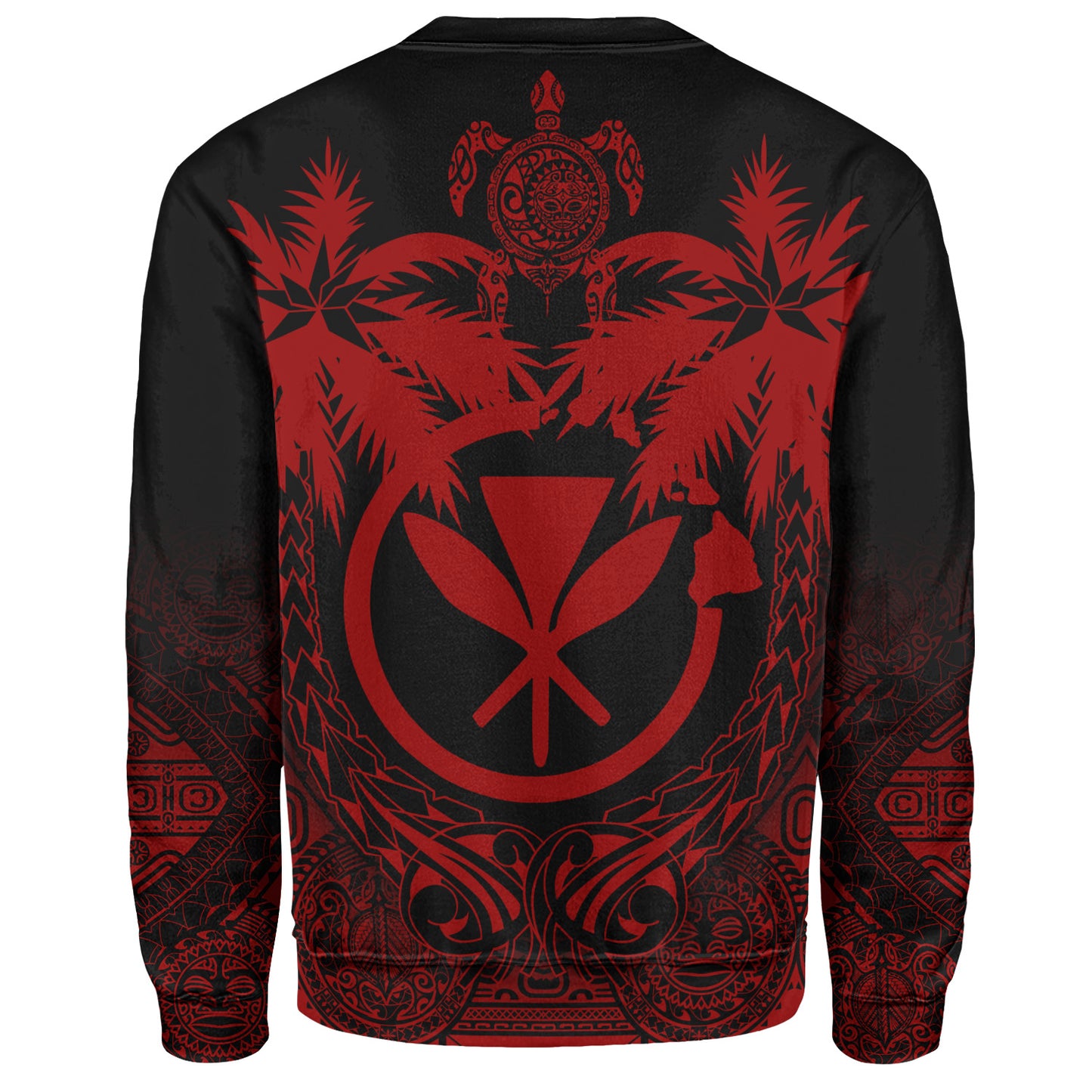 Hawaii Sweatshirt Polynesian Coconut