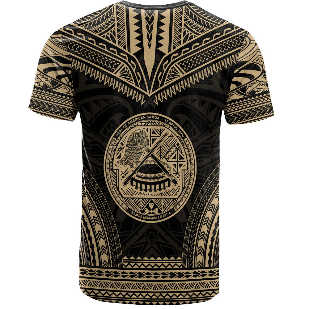 American Samoa T-Shirt Custom Personalised Polynesian Chief Tattoo