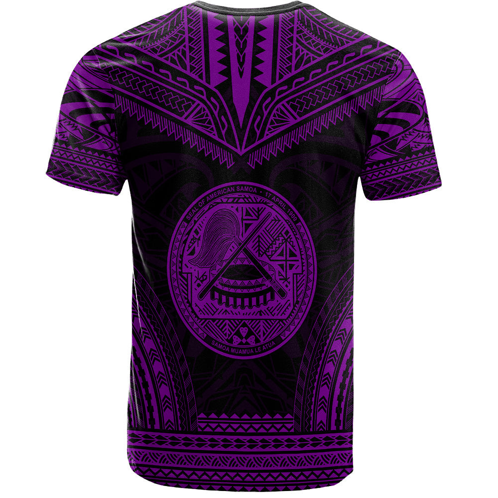 American Samoa T-Shirt Custom Personalised Polynesian Chief Tattoo