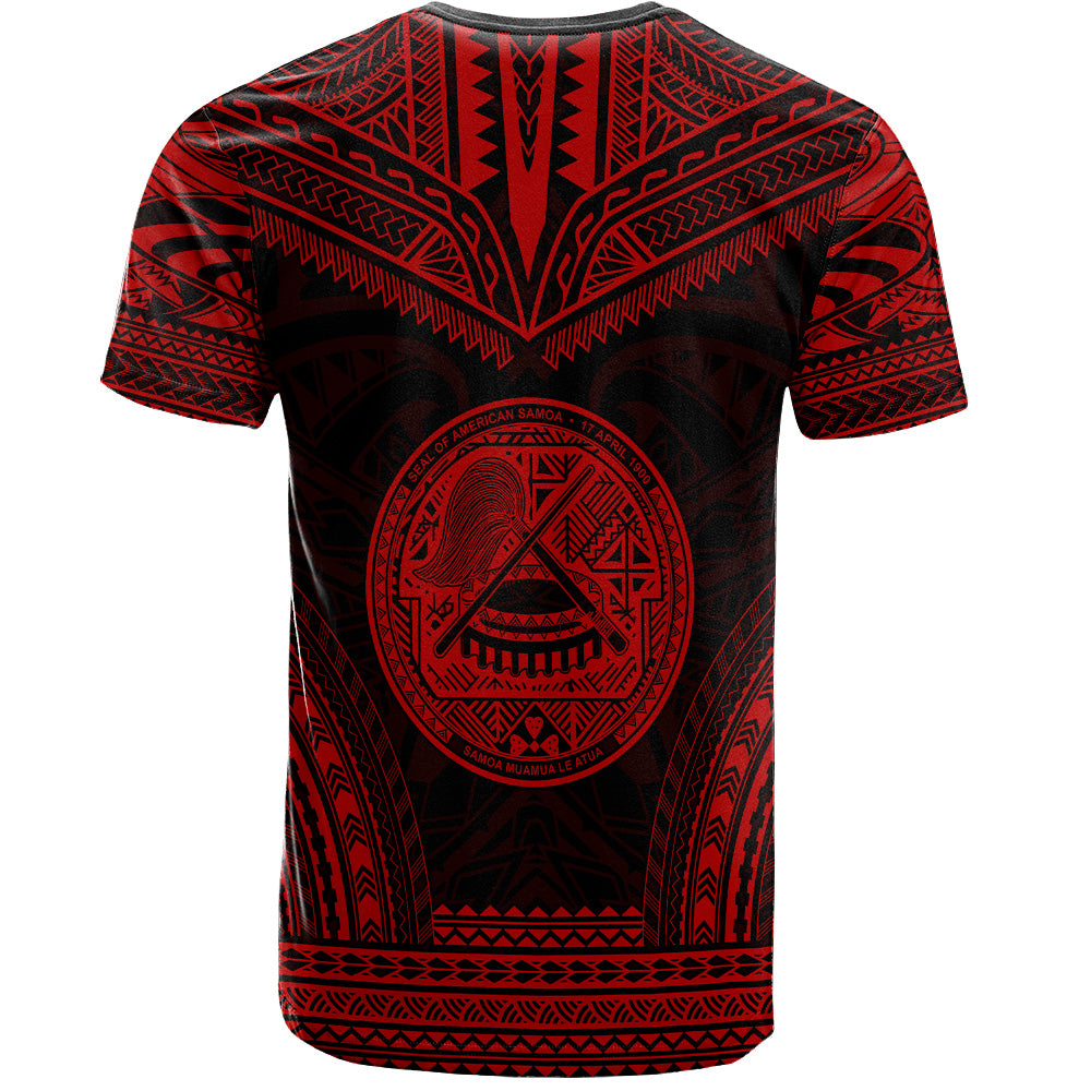 American Samoa T-Shirt Custom Personalised Polynesian Chief Tattoo