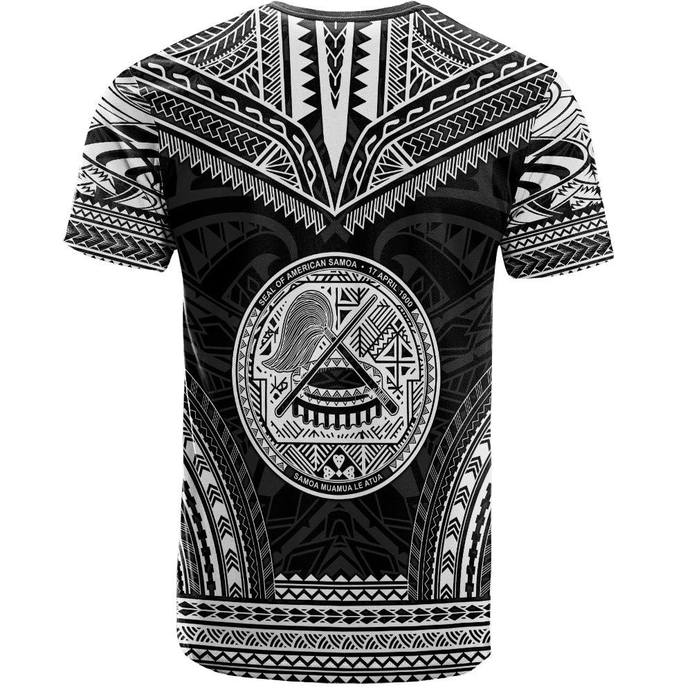 American Samoa T-Shirt Custom Personalised Polynesian Chief Tattoo