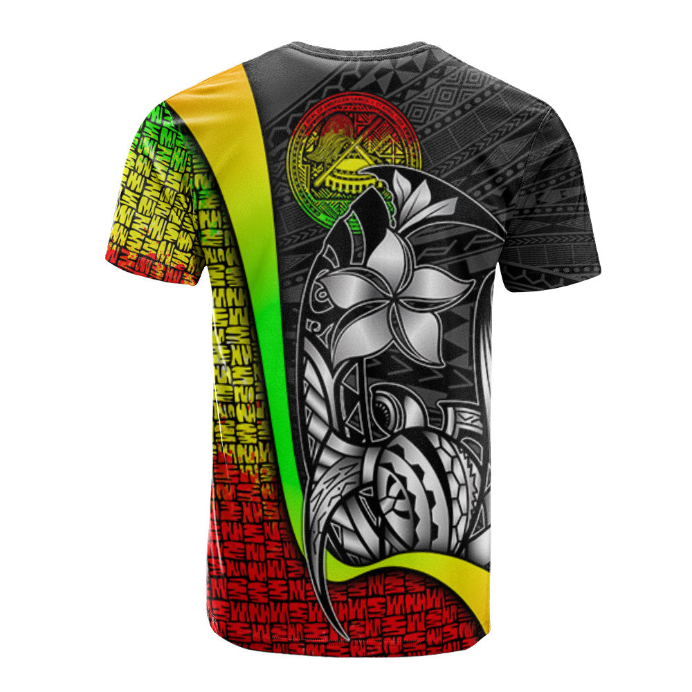 American Samoa T-Shirt Custom Personalised Turtle with Hook
