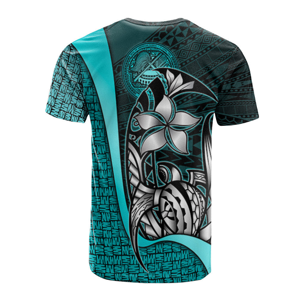 American Samoa T-Shirt Custom Personalised Turtle with Hook