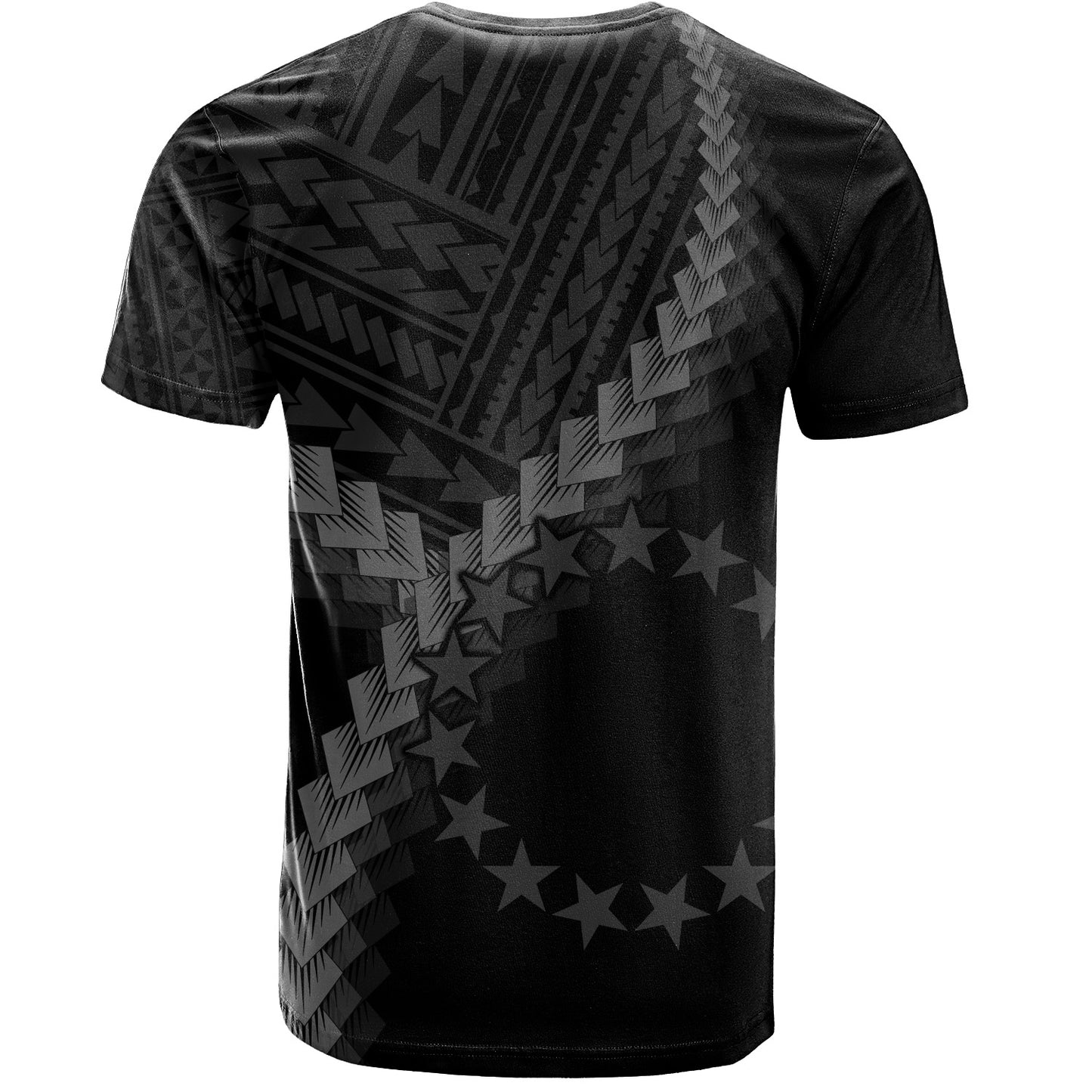 Cook Islands T-Shirt Coat Of Arm Polynesian Tattoo Style