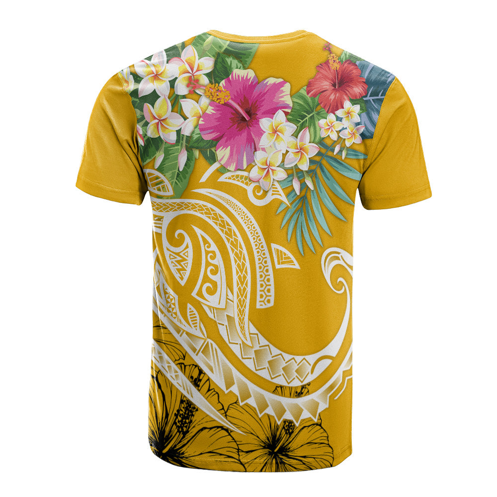 Polynesian T-Shirt Summer Plumeria