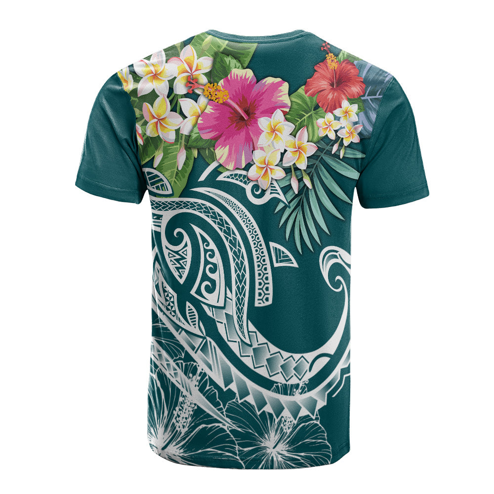 Polynesian T-Shirt Summer Plumeria