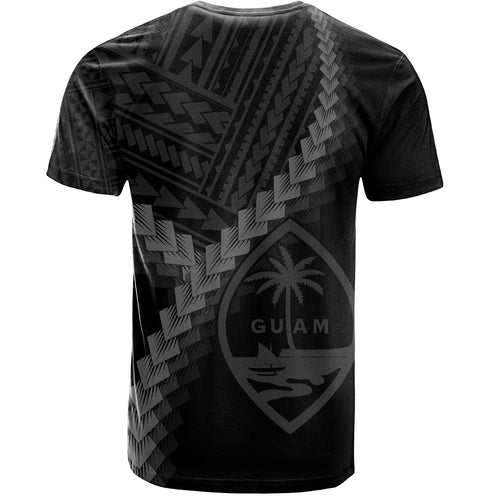 Guam T-Shirt Coat Of Arm Polynesian Tattoo Style