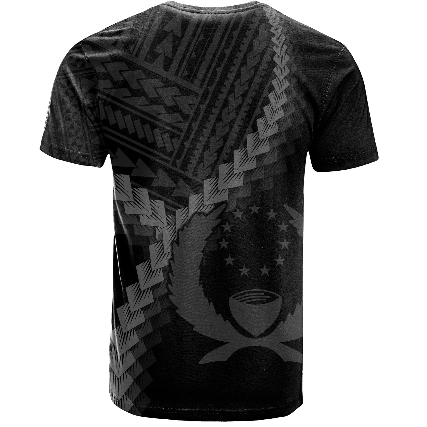 Pohnpei State T-Shirt Coat Of Arm Polynesian Tattoo Style