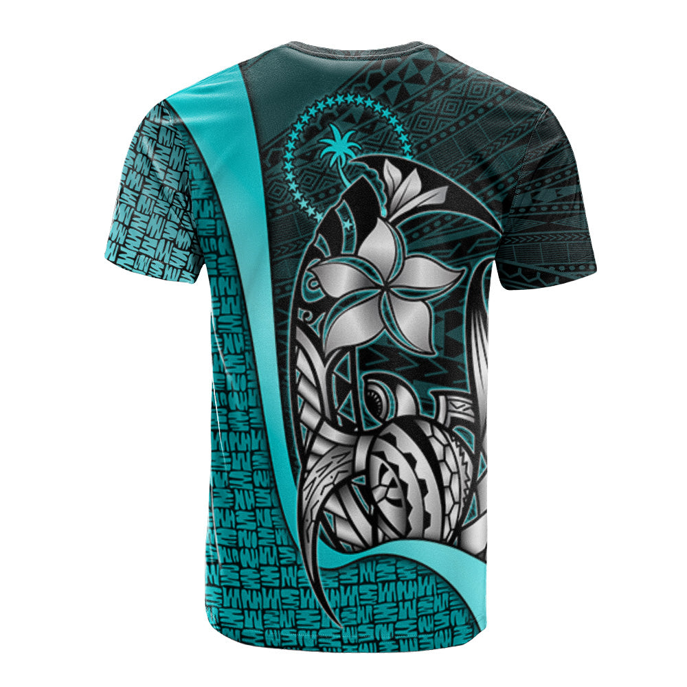 Chuuk Micronesian T-Shirt Turtle with Hook