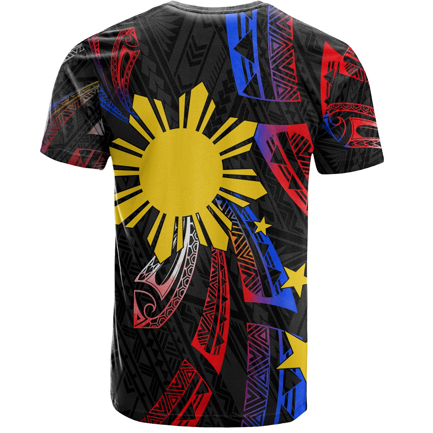 Philippines Filipinos T-Shirt Tribal Pattern Filipinos Sun