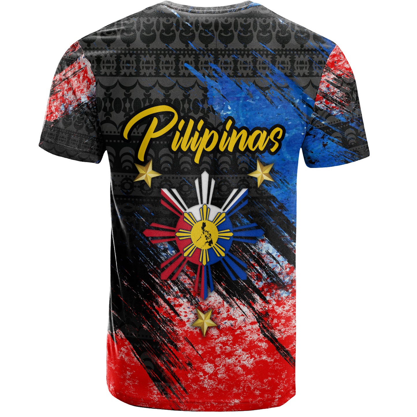 Philippines Filipinos T-Shirt Pilipinas Sun Grunge Style