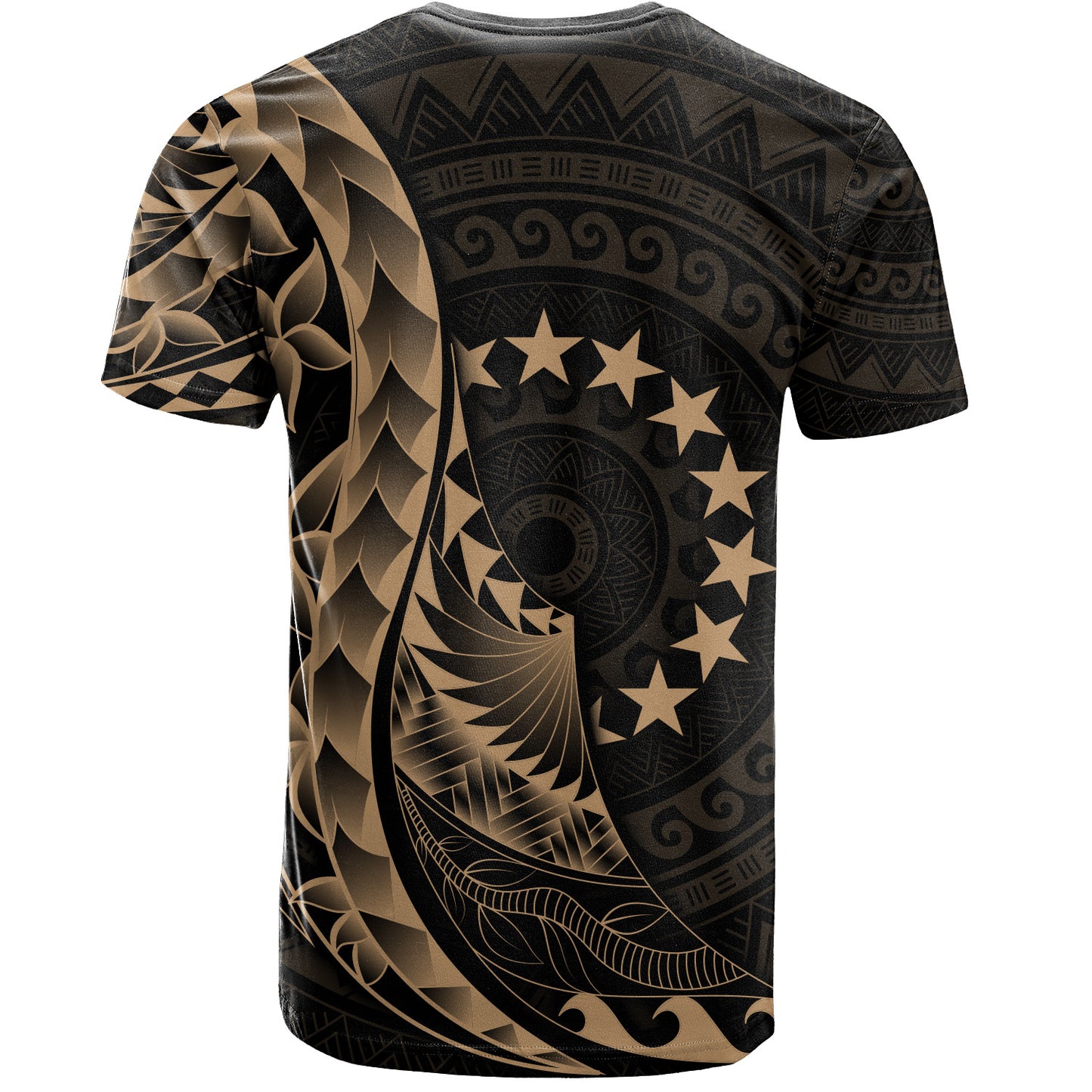 Cook Islands T-Shirt - Custom Personalised Polynesian Pattern Style