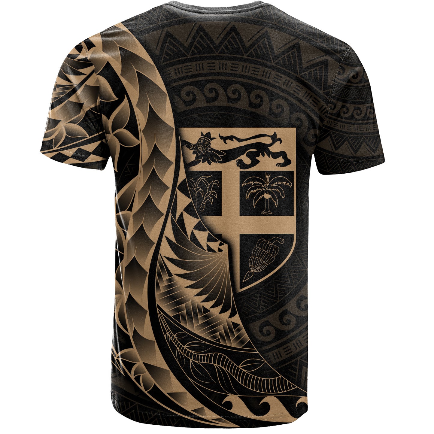 Fiji T-Shirt - Custom Personalised Polynesian Pattern Style