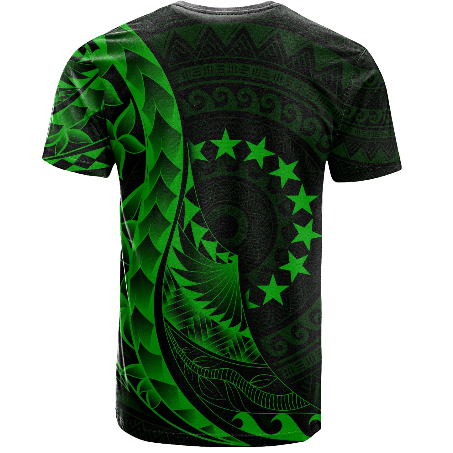 Cook Islands T-Shirt - Custom Personalised Polynesian Pattern Style