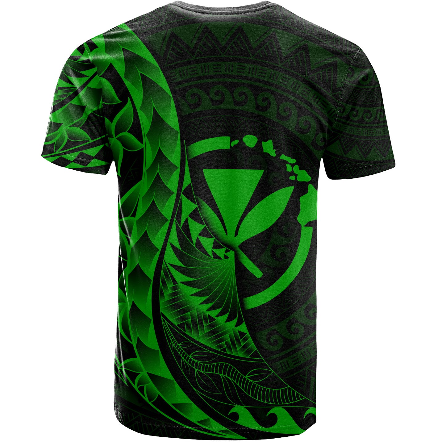 Hawaii Kanaka Maoli T-Shirt - Custom Personalised Polynesian Pattern Style