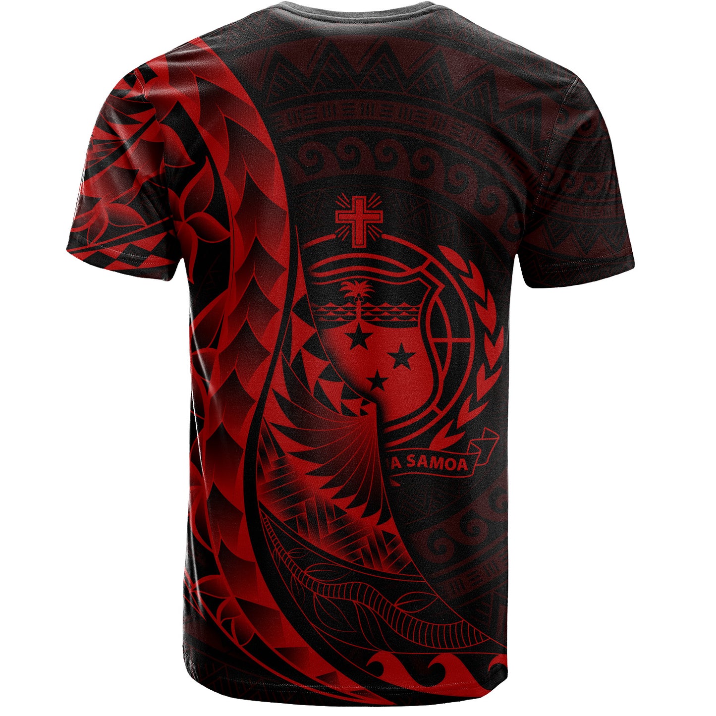 Samoa T-Shirt - Custom Personalised Polynesian Pattern Style