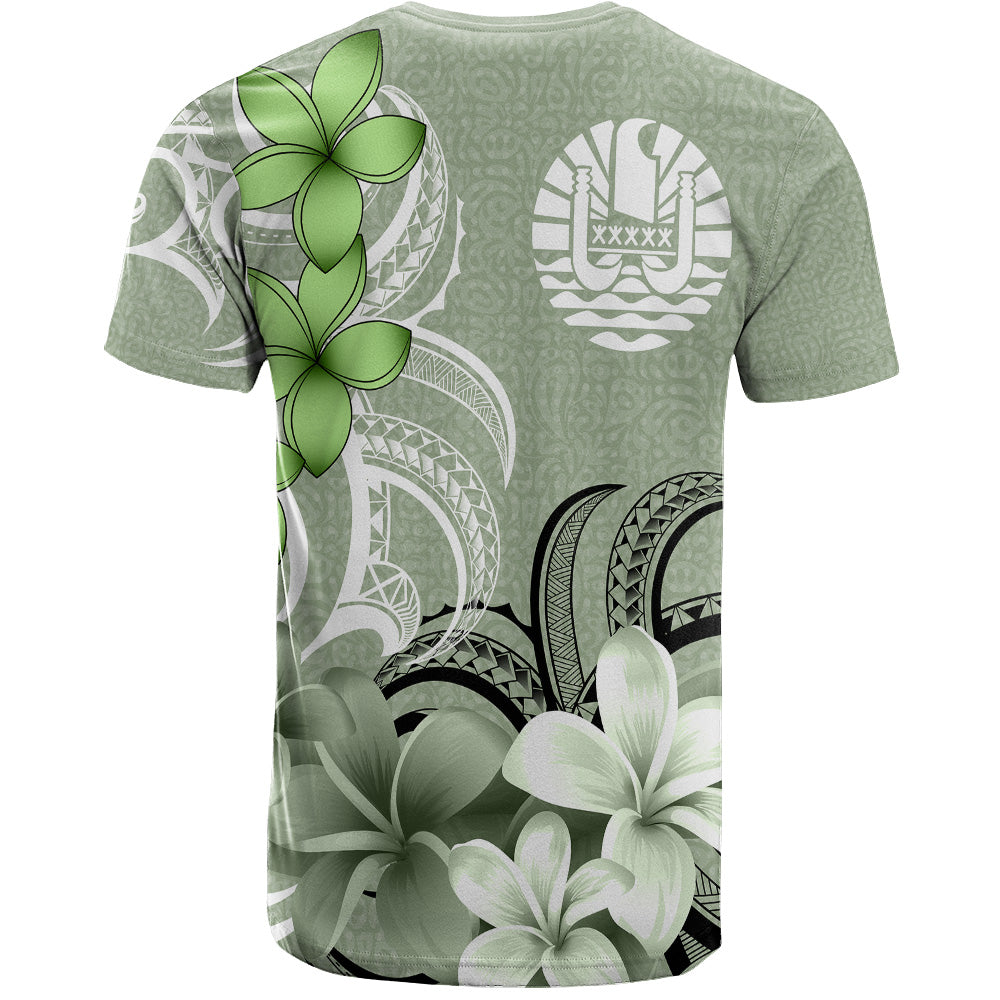 Tahiti T-Shirt Custom Personalised Floral Spirit Sage Green
