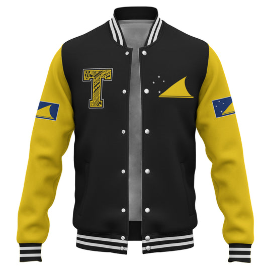 Tokelau Baseball Jacket Letters Style