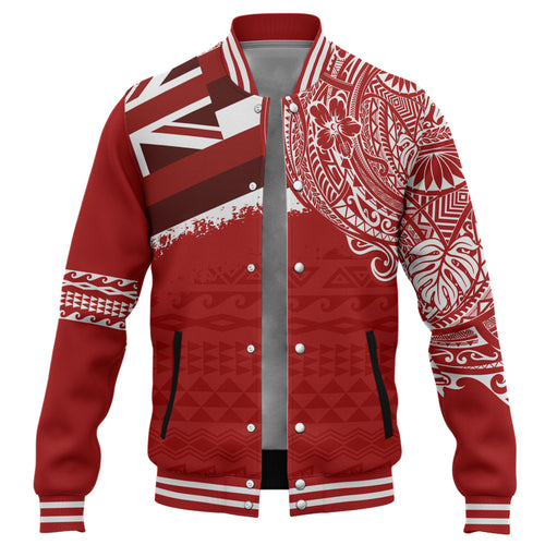 Hawaii Baseball Jacket Lahainaluna High School With Crest Style Ver.1