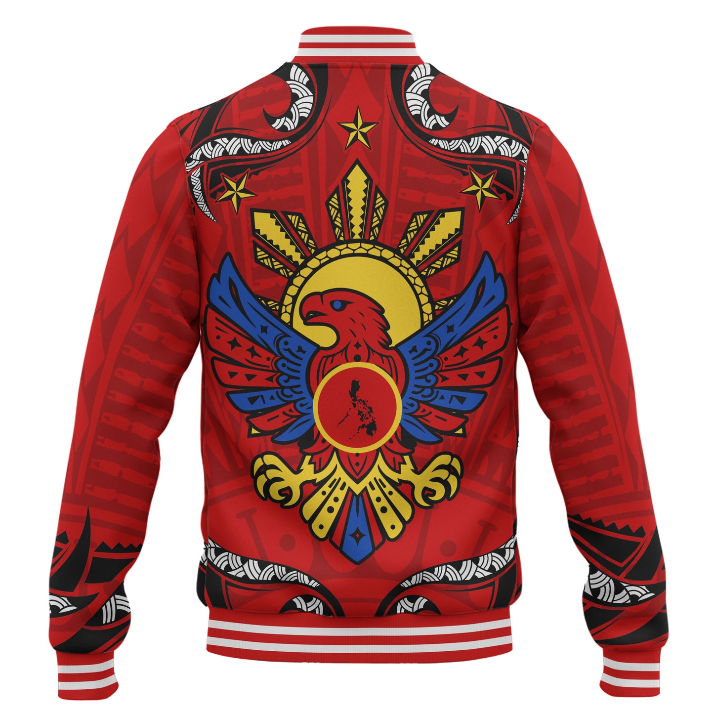 Philippines Filipinos Baseball Jacket Eagle Modern Decorative Art