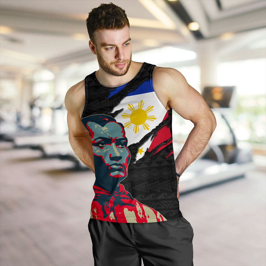 Philippines Filipinos Tank Top Bonifacio Day Tribal Crack Style