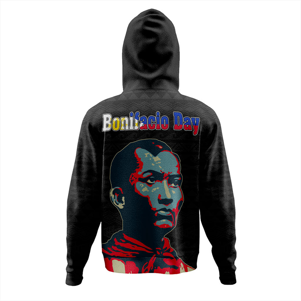 Philippines Filipinos Hoodie Bonifacio Day Tribal Crack Style
