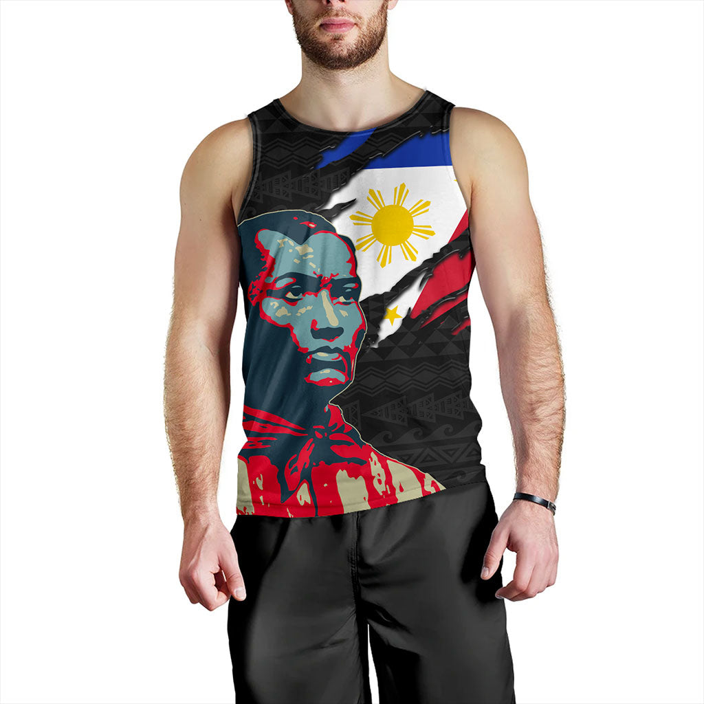Philippines Filipinos Tank Top Bonifacio Day Tribal Crack Style