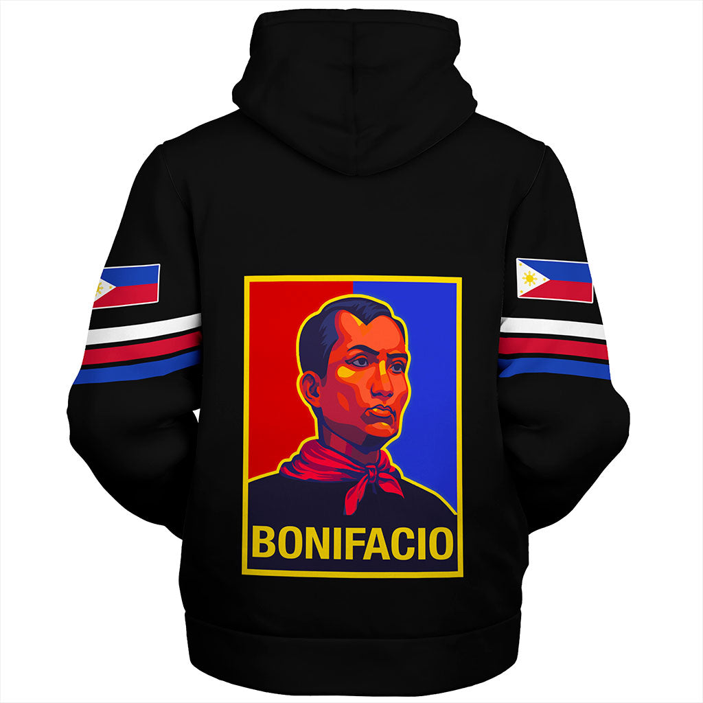 Philippines Filipinos Sherpa Hoodie Bonifacio Day Holiday