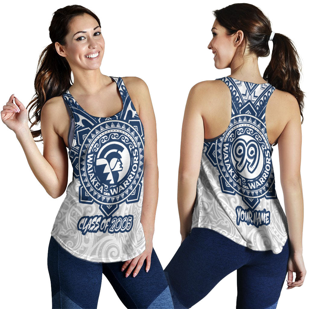 Hawaii Women Tank Custom Waiakea High School Super Waiakea Warriors Tribal Style
