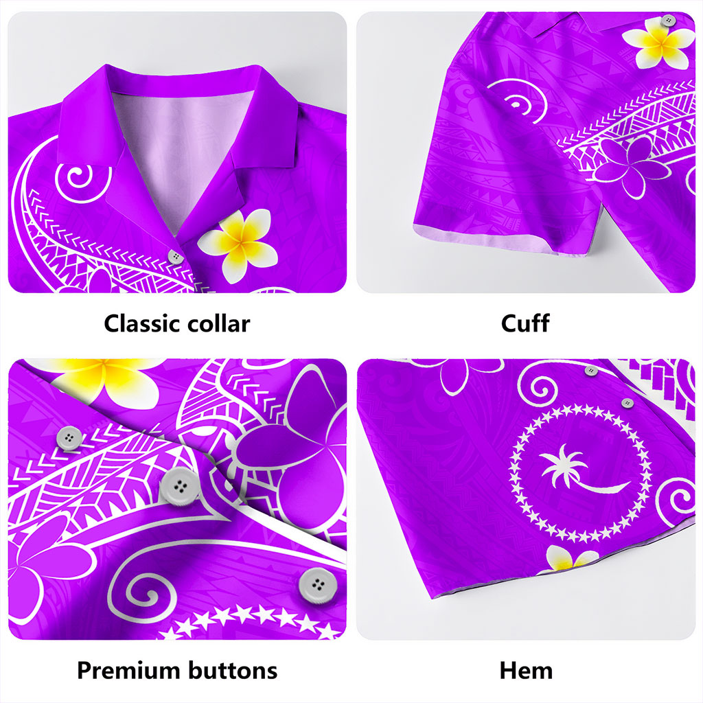 Chuuk State Hawaiian Shirt Polynesia Floral Tribal Ver.1