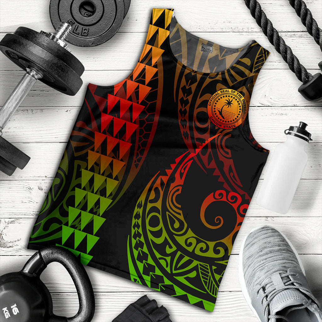 Chuuk State Tank Top Kakau Style