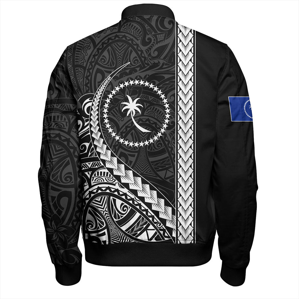Chuuk State Bomber Jacket Tribal Micronesian Coat Of Arms