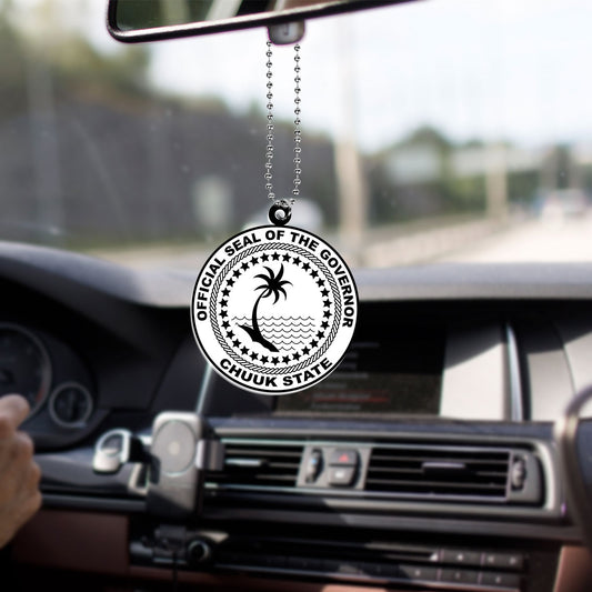 Chuuk State Car Hanging Ornament Coat Of Arms